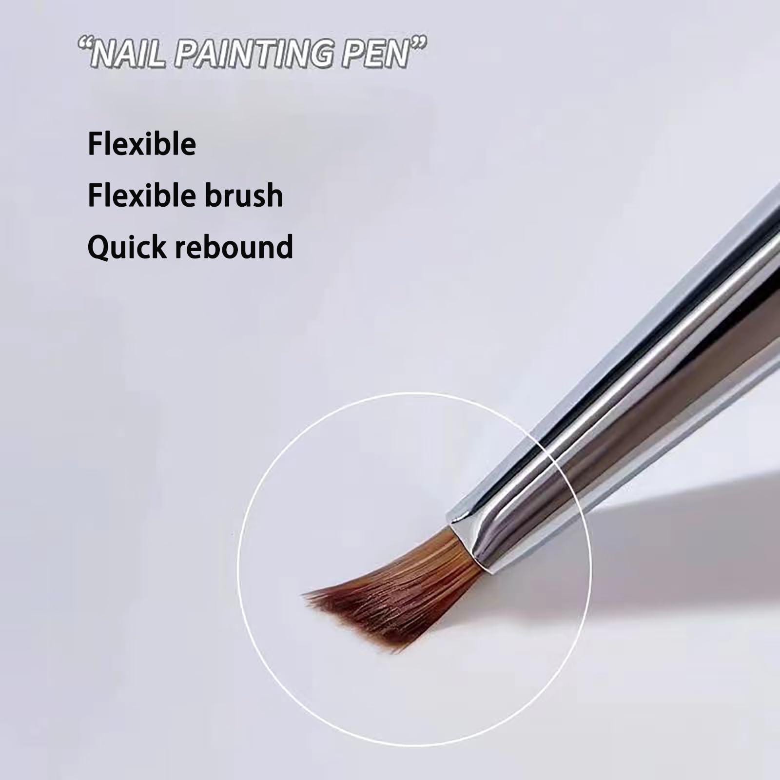1PC Professional Nail Art Pen for Drawing Petals & Butterflies - Fine Tip Nail Design Brush for DIY Manicure, Perfect for Salon & Home Nail Art Decoration
