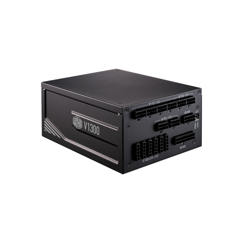 Cooler Master MPZ D001 AFBAPV UK CM V Platinum 1300W Full Modular Power Supply (10 Year Warranty) - High Performance PSU for Gaming PC, Workstation & Crypto Mining Rig