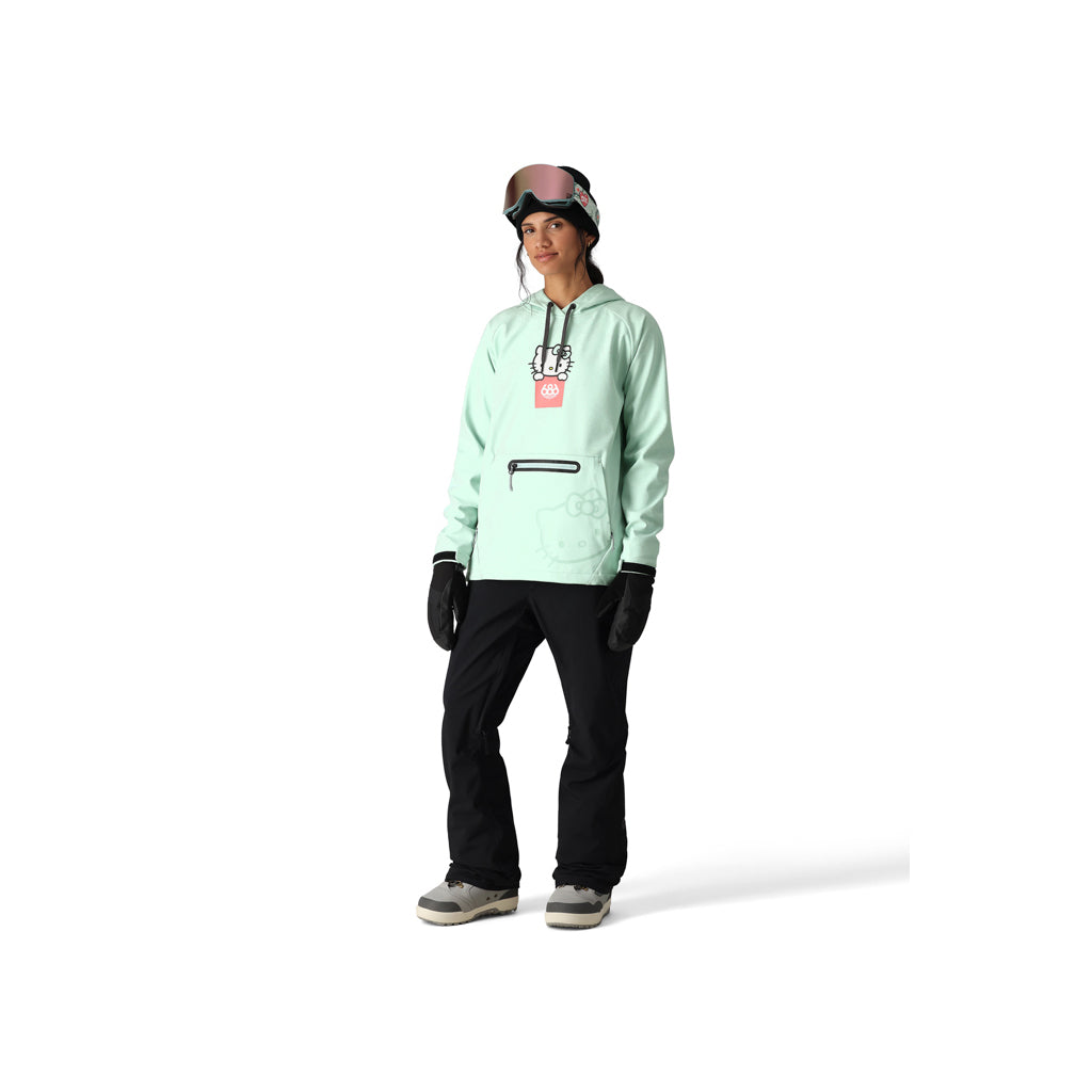 686 Women's Waterproof Pullover Hoody Jacket (M4WNCS306) - 2025 Outdoor Hiking, Camping & Rainy Day Wear