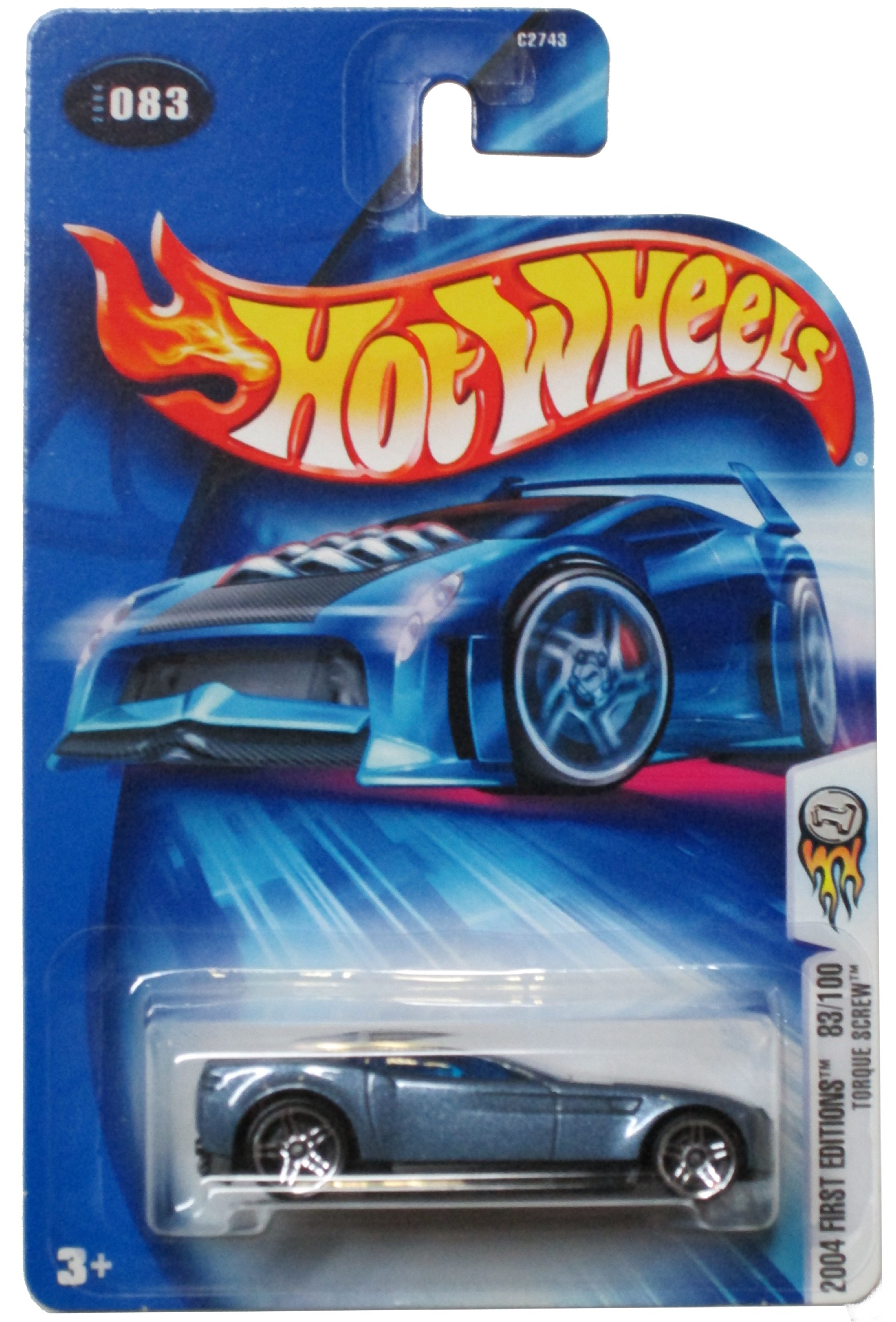Hot Wheels 2004 First Editions Torque Screw 83/100 Alternate Card - Rare Collectible Diecast Car for Display & Racing Fun