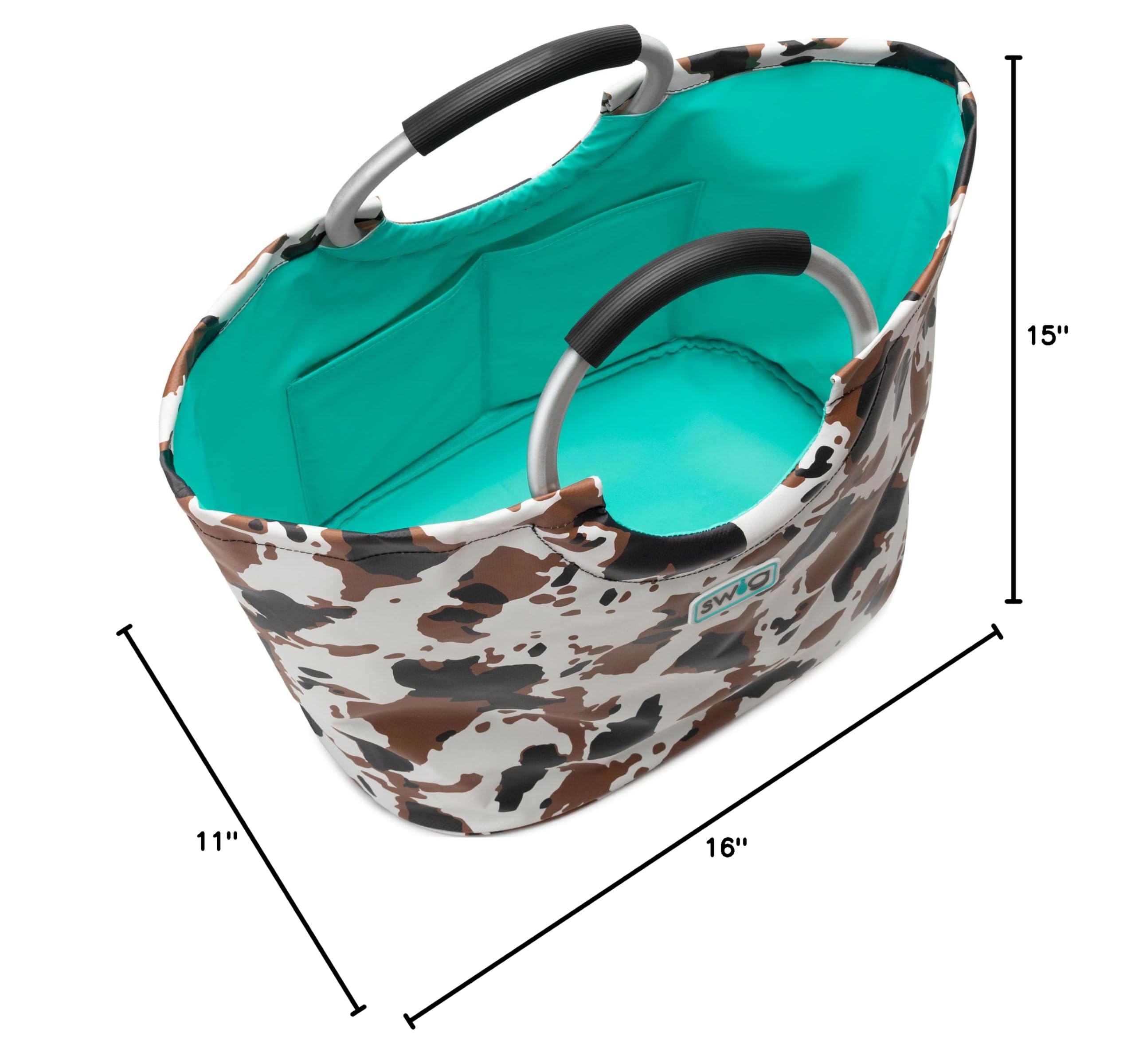Swig Life Loopi Tote Bag - Large Lightweight Waterproof Beach Bag, Grocery Shopping Tote, Gym & Travel Utility Bag for Women & Men | Perfect for Beach Day, Poolside, Errands & Work Commute