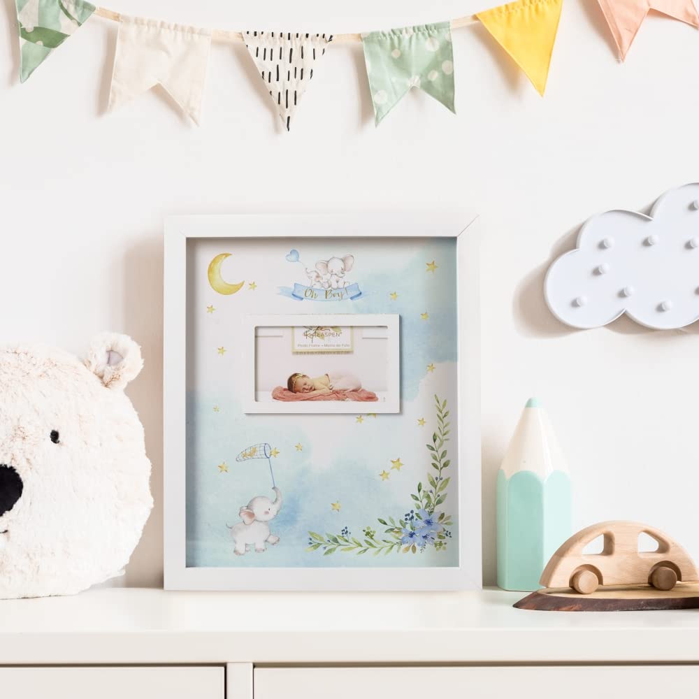 Blue Elephant Baby Shower Guest Book - Unique Alternative for Baby Shower Keepsake | Perfect for Baby Showers, Gender Reveals & Newborn Memory Books