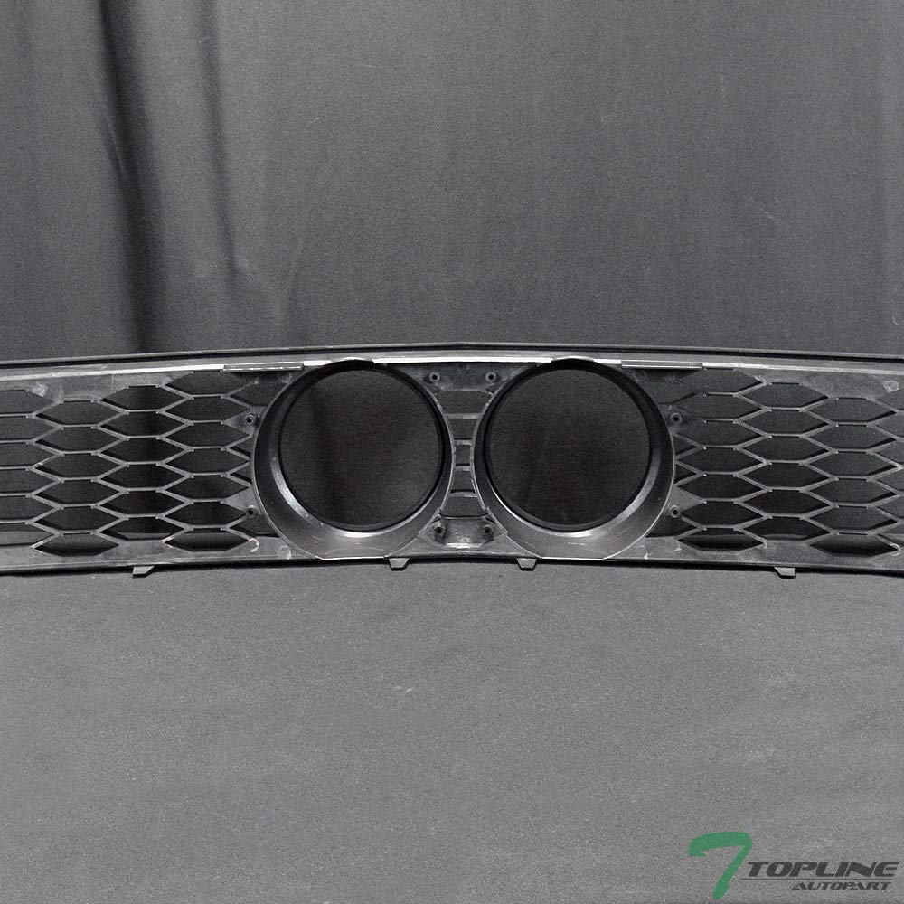 2005-2009 Ford Mustang GT Glossy Black Honeycomb Mesh Front Bumper Grille with Fog Light Holes | Replacement Grill Compatible with Mustang GT | Perfect for Car Upgrades & Customization