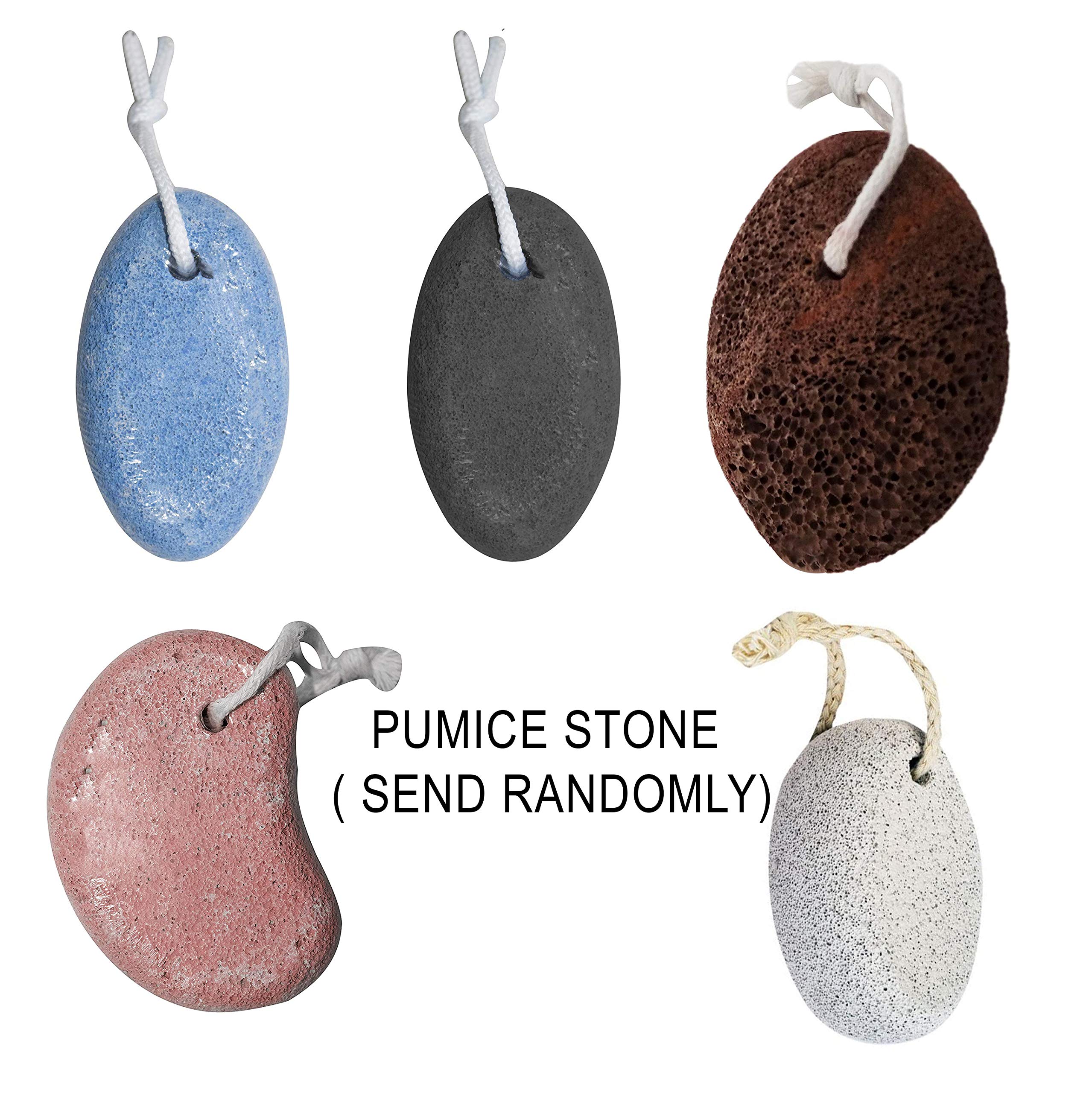 Kabello Foot Scrubber & Pumice Stone for Dead Skin Removal - Exfoliating Foot File for Men & Women - Brown (Pack of 1) - Perfect for Pedicures, Callus Removal & Soft Feet Care at Home