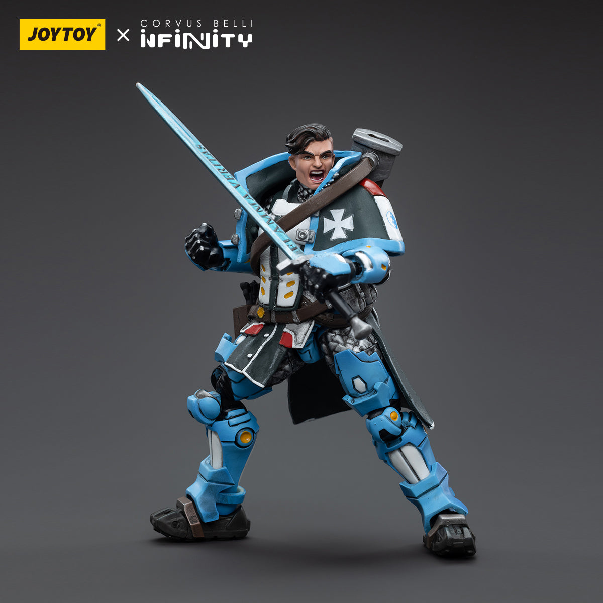 1/18 JOYTOY 3.75 Inch PanOceania Action Figure Set (3pcs) - Highly Detailed Collectible Military Miniatures for War Game Enthusiasts & Sci-Fi Collectors - Perfect for Tabletop Gaming, Display Shelves, and Gift Giving