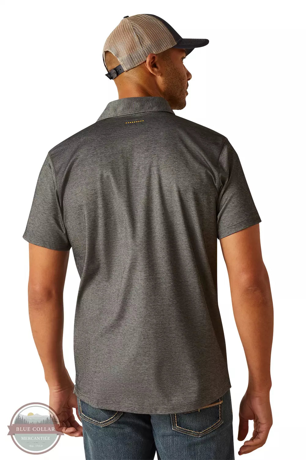 Rebar Foreman Short Sleeve Polo Shirt - Durable Work Shirt for Construction Professionals | Ideal for Job Sites & Outdoor Work