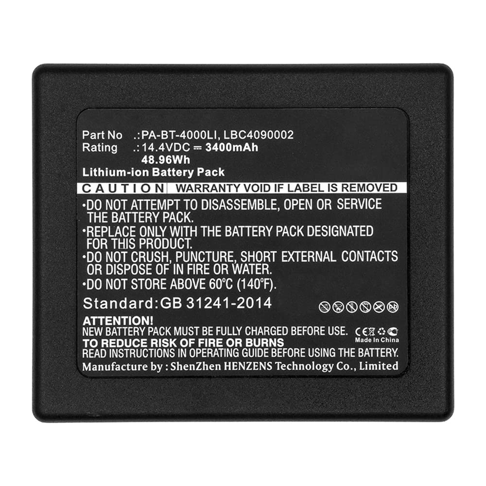 Synergy Digital Printer Battery 14.4V 3400mAh Li-ion Replacement for HP25B Printer Battery - Perfect for Home Office Printing & Business Documents
