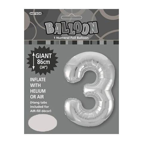 Silver Jumbo Number Foils - 12 Inch Large Metallic Numbers for DIY Crafts, Scrapbooking, and Party Decorations - Perfect for Birthday, Wedding, and Anniversary Celebrations