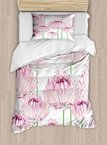 Pale Pink and Green