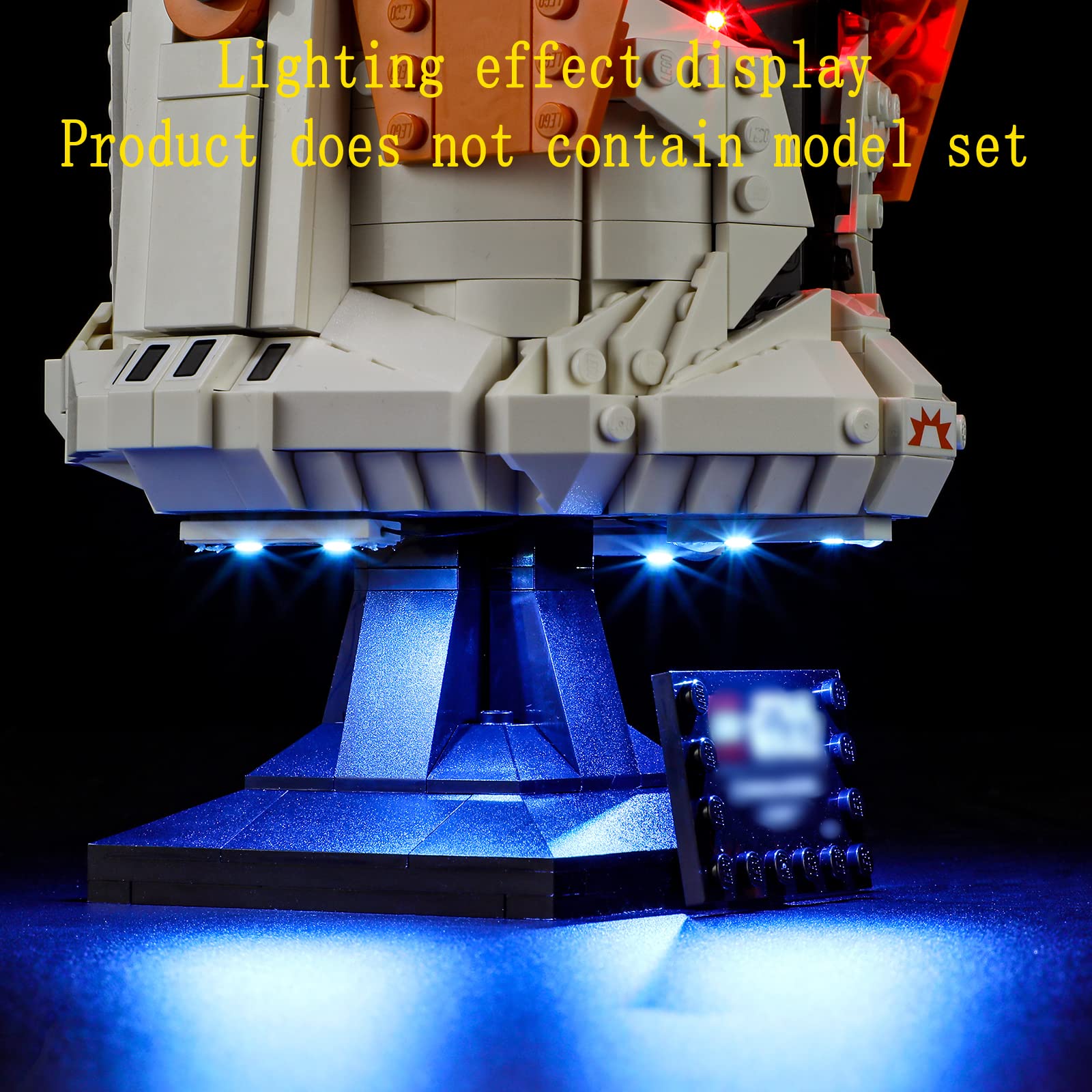 GEAMENT LED Light Kit for Lego Clone Commander Cody Helmet - Compatible with Star Wars 75350 Building Set (Model Kit Not Included) - Perfect for Star Wars Fans, DIY Lego Lighting Projects, and Display Enhancement