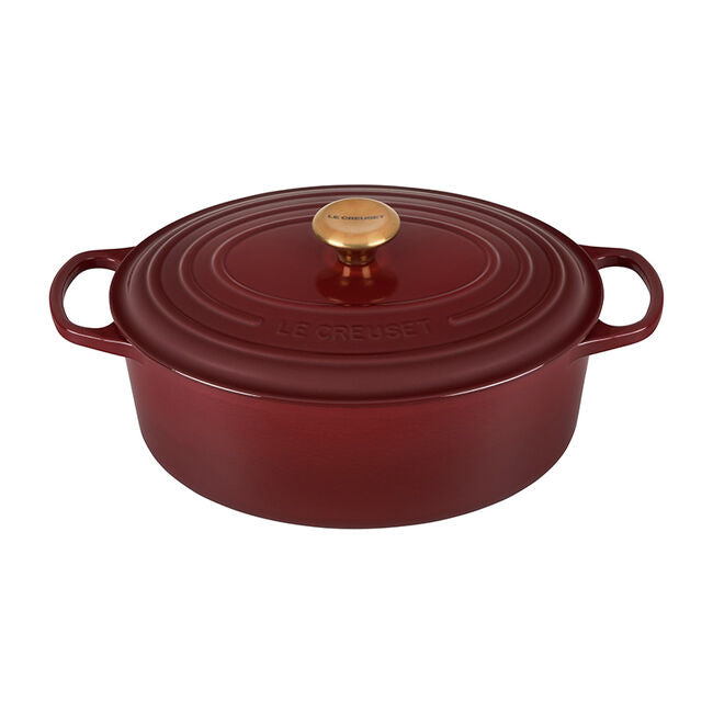 Le Creuset 6.75 Quart Oval Dutch Oven - Enameled Cast Iron Cookware for Braising, Roasting & Baking - Perfect for Family Dinners, Soups & Casseroles