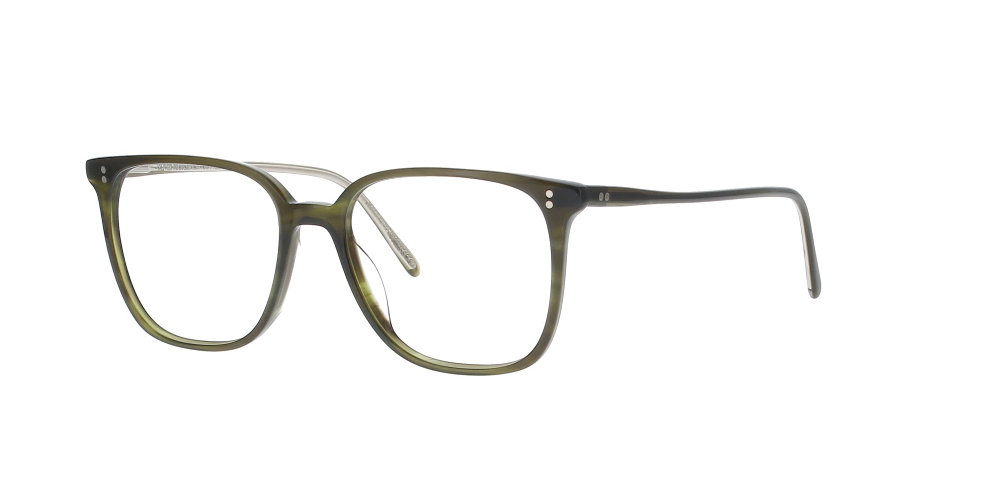 Deep Square Emerald Bark Oliver People's Frame - Stylish Eyeglasses for Men & Women | Perfect for Office, Reading & Fashion Accessories