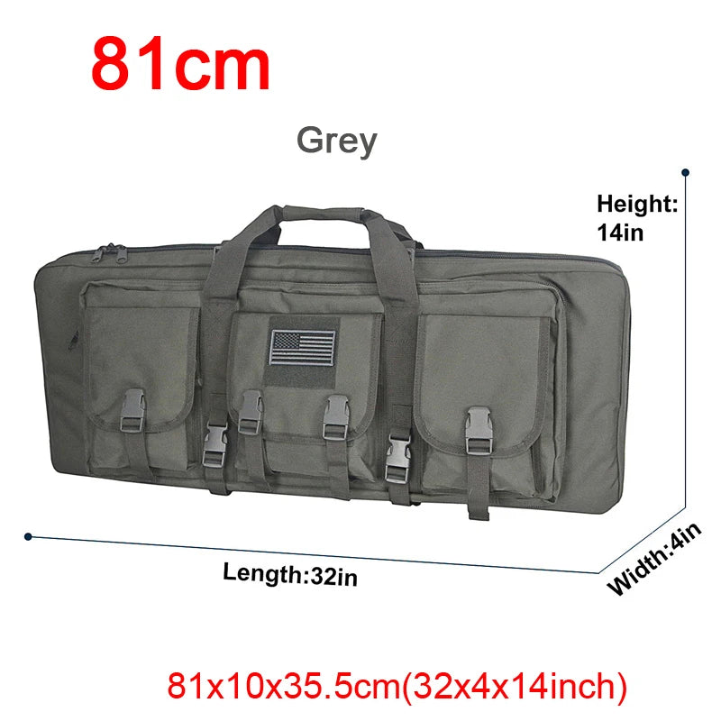Tactical Double Rifle Case - Durable Waterproof Gun Bag for Hunting & Shooting Range - Perfect for Outdoor Adventures & Firearm Storage