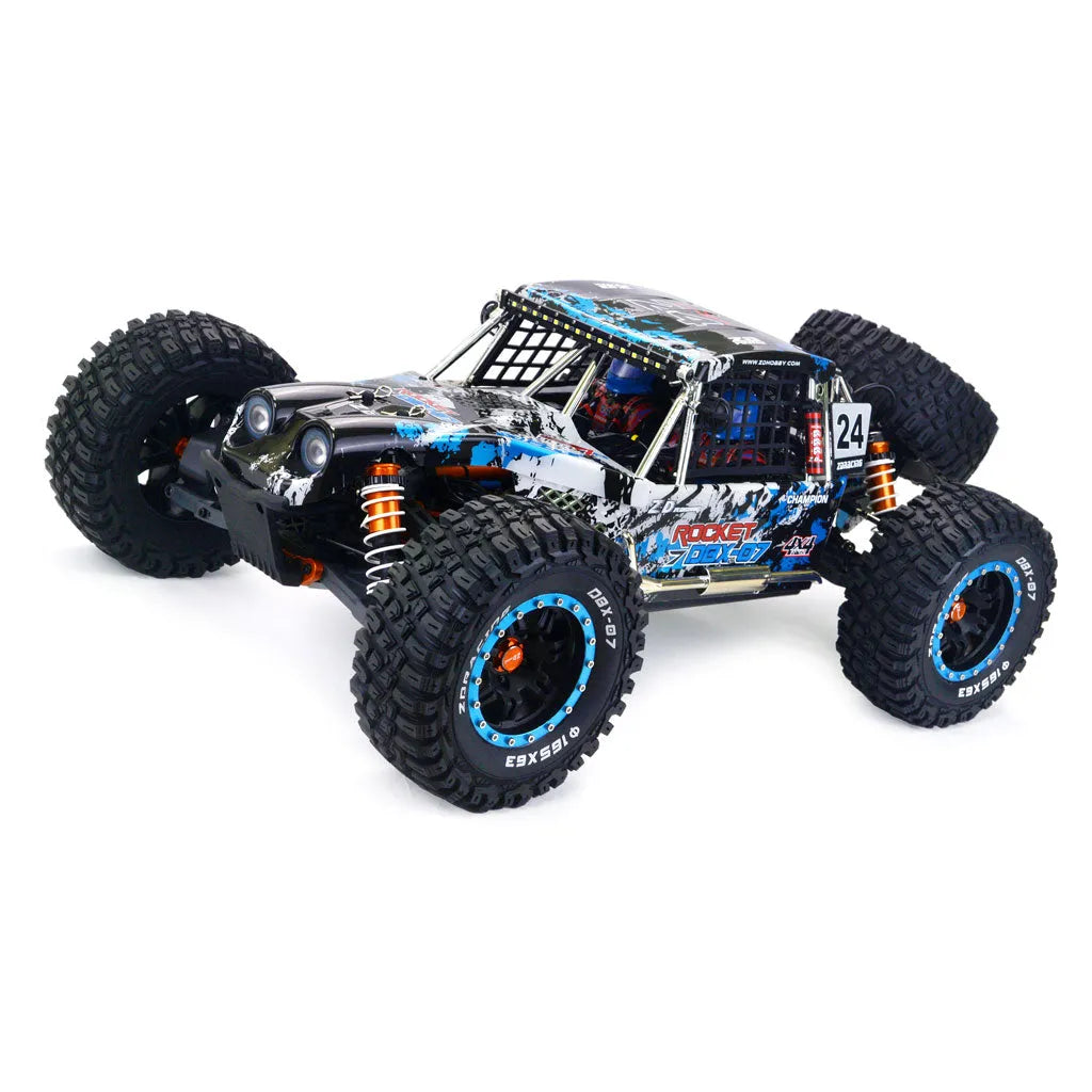 ZD Racing DBX 07 1/7 Scale Brushless RC Desert Buggy - 80km/h High Speed, 4WD Ready-to-Run (RTR) - Perfect for Off-Road Racing, Backyard Bashing & Desert Adventures
