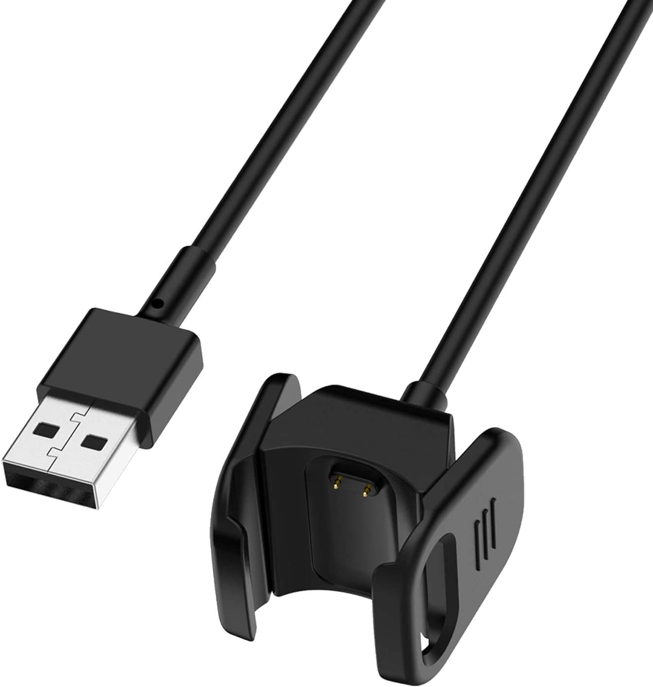 Fitbit Charge 3 Charger Cable 2-Pack - 3.3ft Replacement USB Charging Cord for Fitbit Charge 3 Fitness Tracker - Perfect for Home, Office & Travel Use
