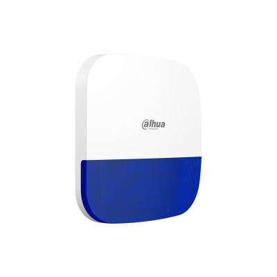 DHI ARA13 W2(868) Wireless Outdoor Siren with Blue Strobe Light - Ideal for Home Security, Alarm Systems & Property Protection