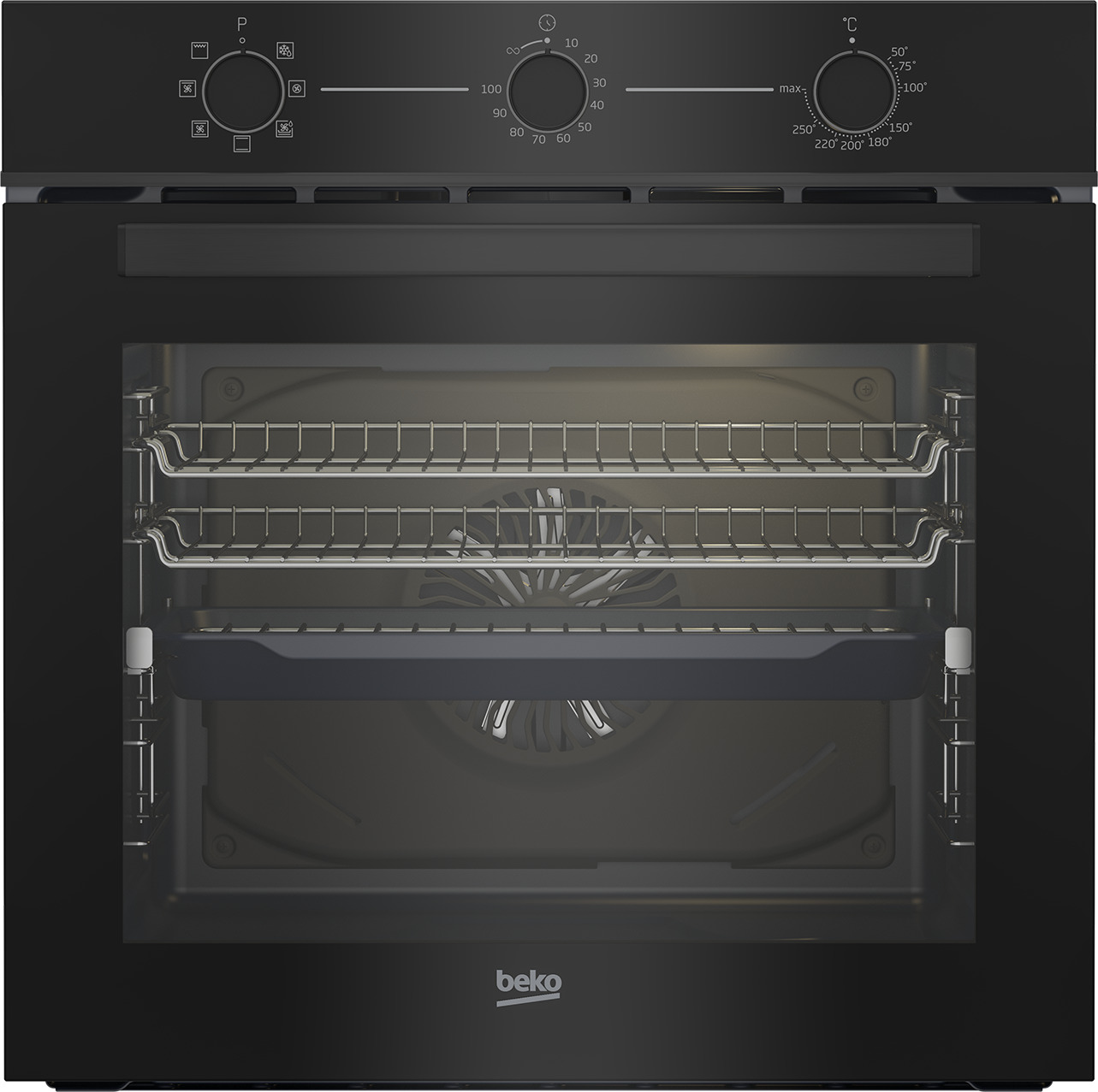 Beko BBO6850MDX 60cm Built-In Oven - Stainless Steel European Design | Perfect for Baking, Roasting & Cooking | Modern Kitchen Appliance for Home Chefs