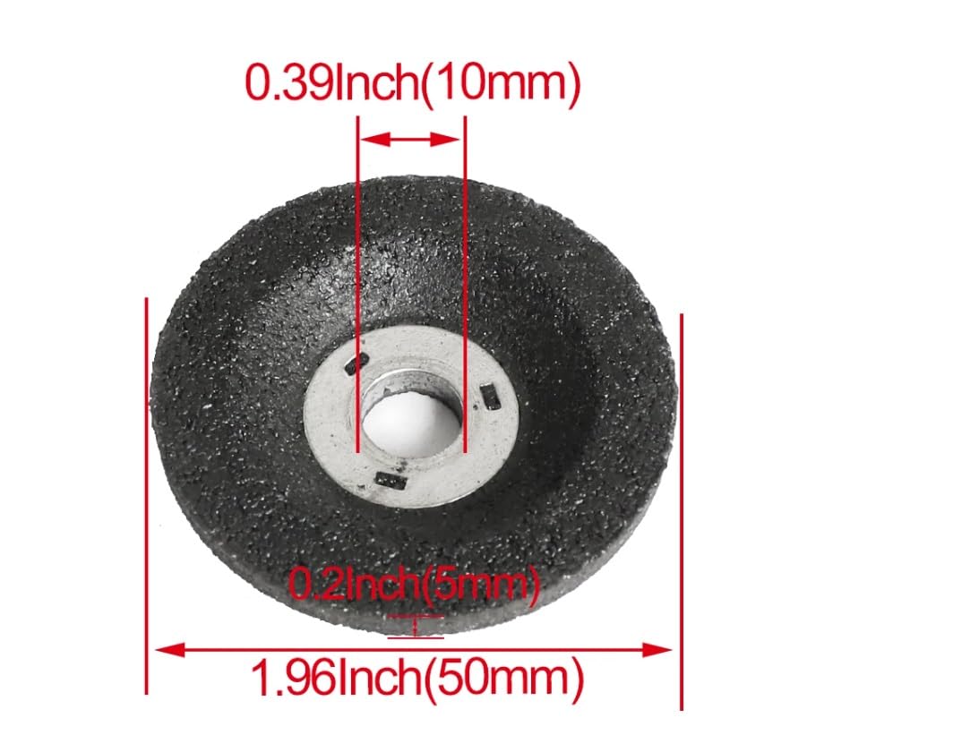 5Pcs/10Pcs/25Pcs 2-Inch Grinding Wheels for Mini Air Angle Grinder - Metal, Stone & Wood Polishing Discs - Perfect for DIY Projects, Metalworking, and Home Renovations