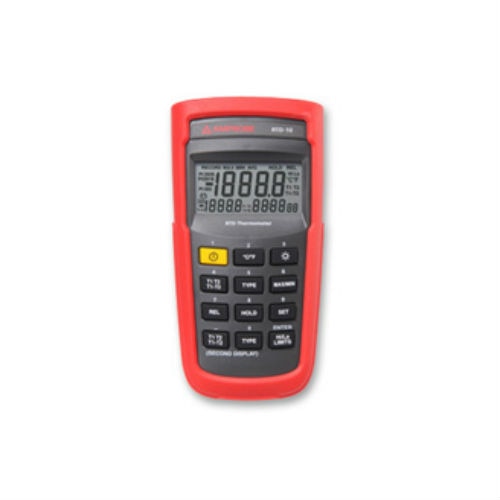 Amprobe RTD-10 Digital Thermometer with RTD Sensor - High Accuracy Temperature Measurement for HVAC, Food Safety & Industrial Use