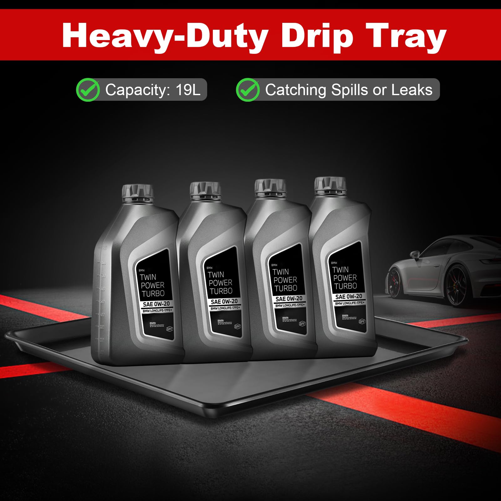 6Pcs Extra Large Car Oil Drip Pan - 35.4
