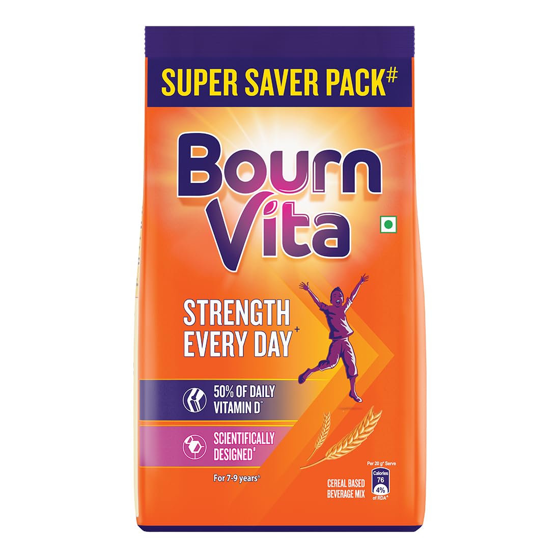 Bournvita Chocolate Nutrition Drink Powder - 1kg Pouch for Kids & Adults - Energy Boost for Breakfast, Post-Workout & Healthy Snacks