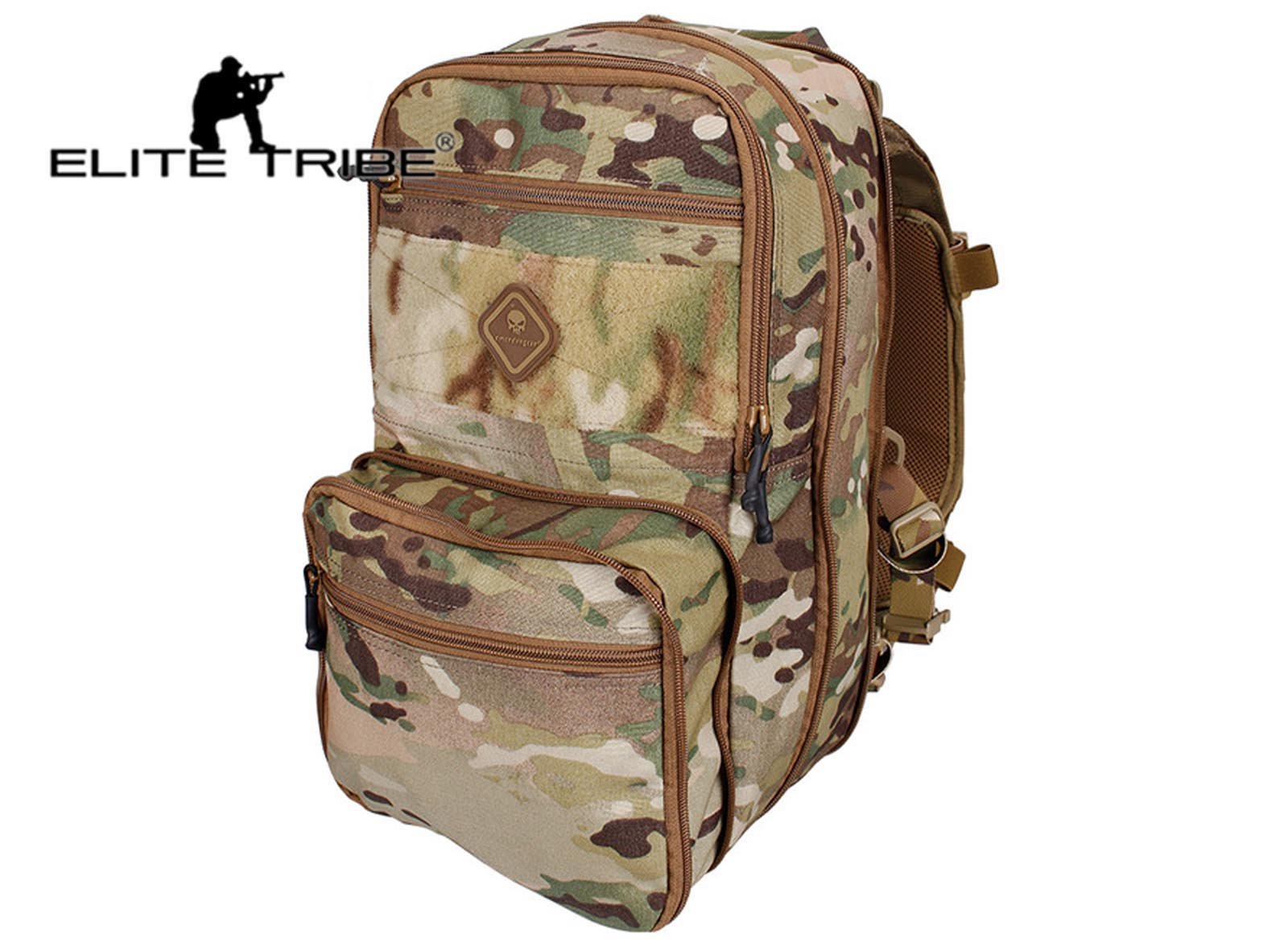 Tactical D3 Multi-Purpose Hydration Shoulder Bag - Military Combat Backpack for Outdoor Hiking, Camping & Travel - Water Resistant & Durable Design
