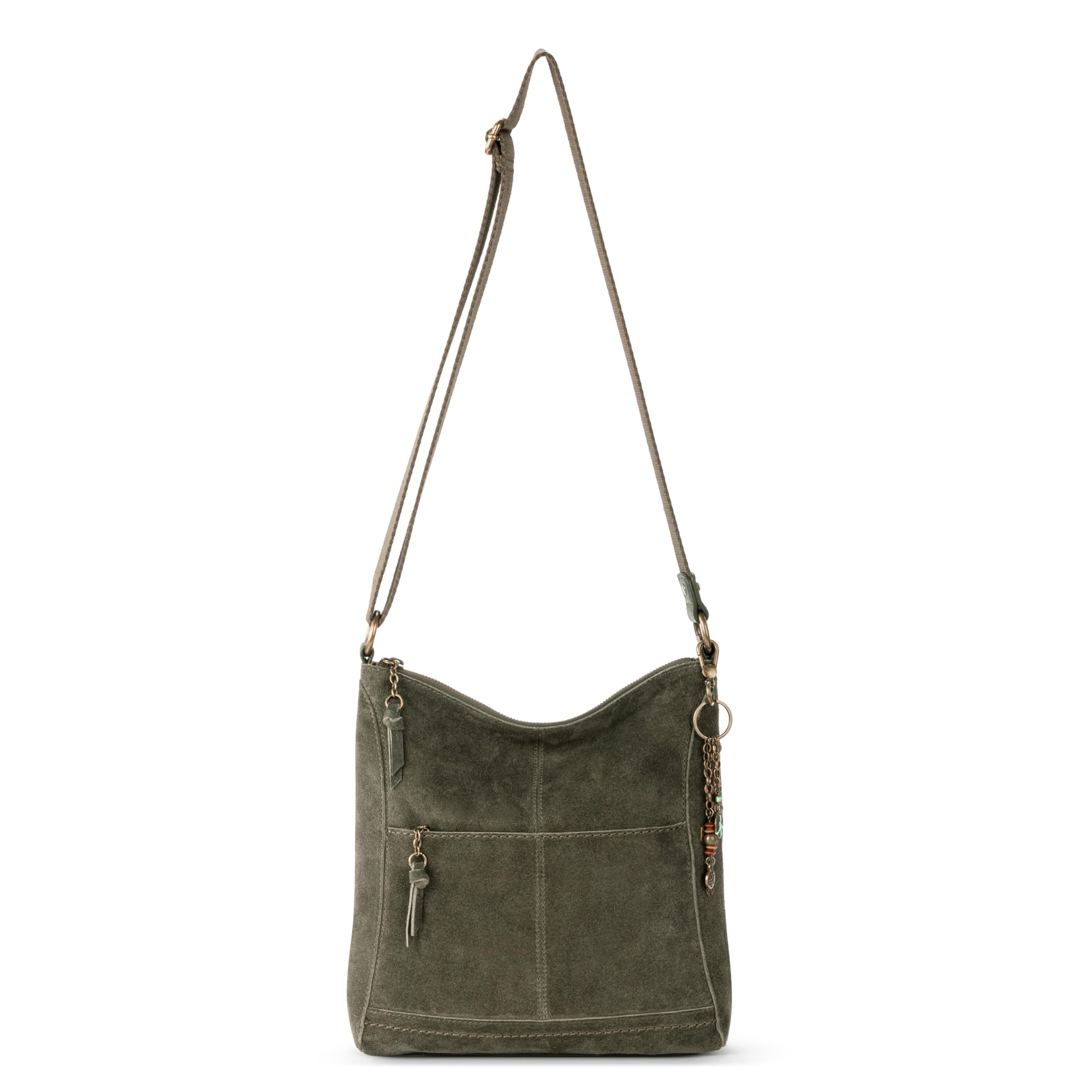The Sak Lucia Genuine Leather Crossbody Bag - Adjustable Strap Convertible Purse for Women | Perfect for Travel, Shopping & Everyday Use