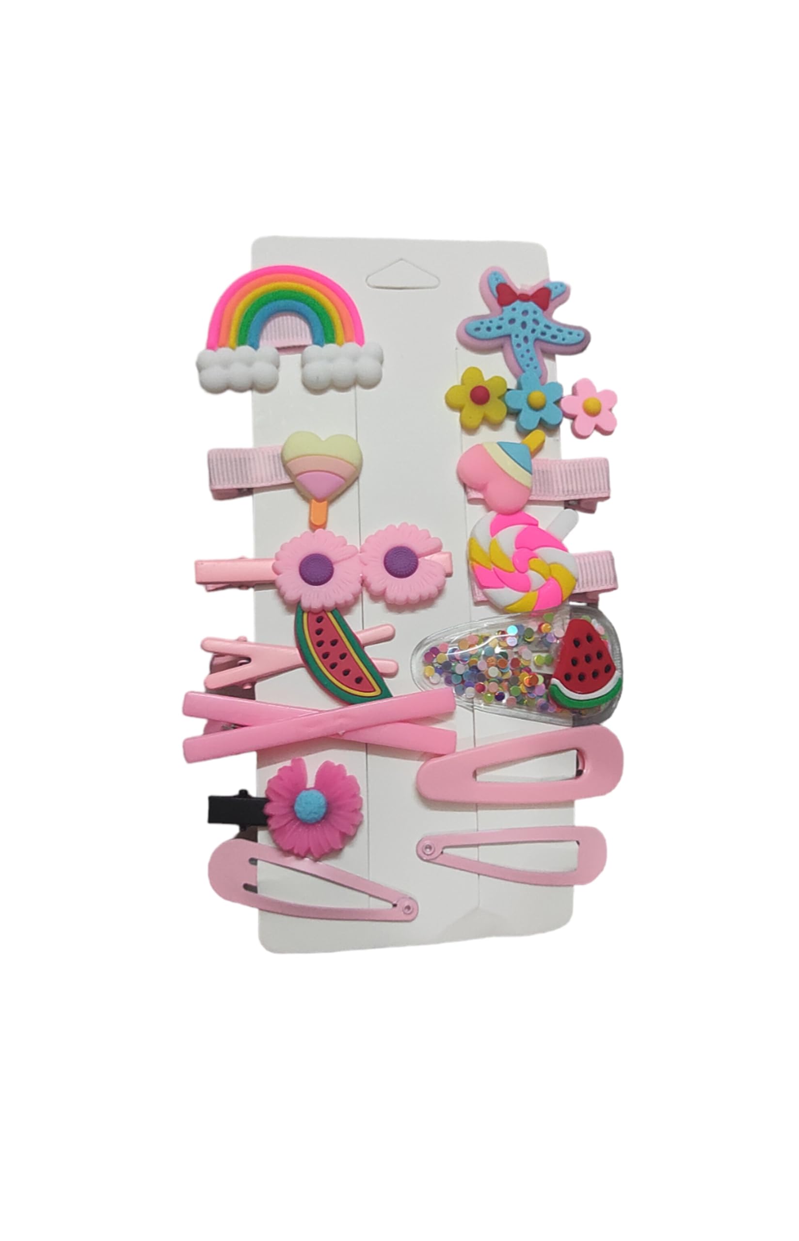 14-Piece Unicorn Hair Clips Set for Girls - Colorful Baby Hair Barrettes & Toddler Hair Accessories (Pink) - Perfect for School, Parties & Daily Styling