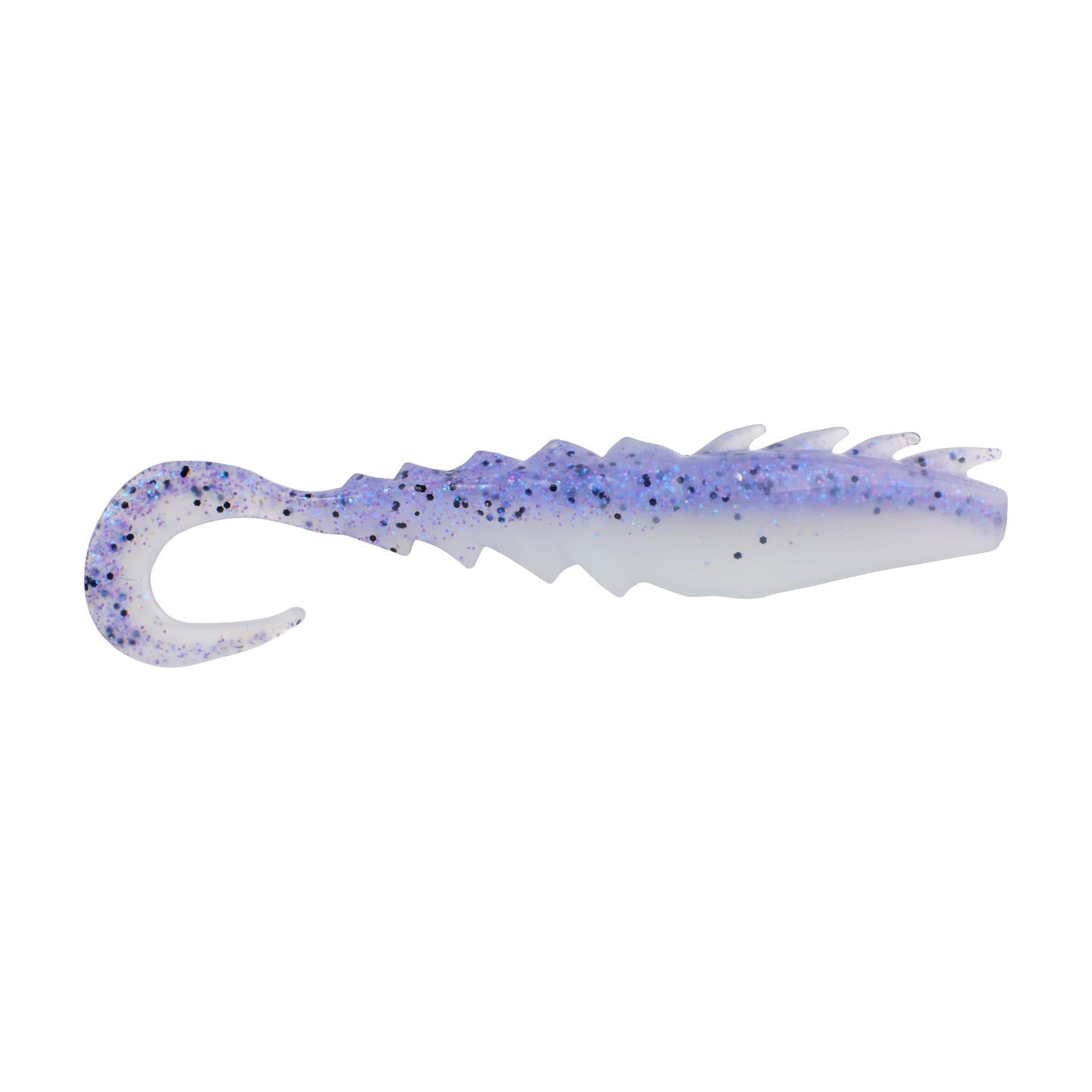Berkley Gulp! Saltwater Nemesis Prawn Curl Tail Soft Fishing Baits - Perfect for Saltwater Fishing, Surf Casting, and Inshore Angling
