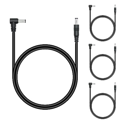 DC5521 Male to Male 1.0M/3.0FT - 4Pcs