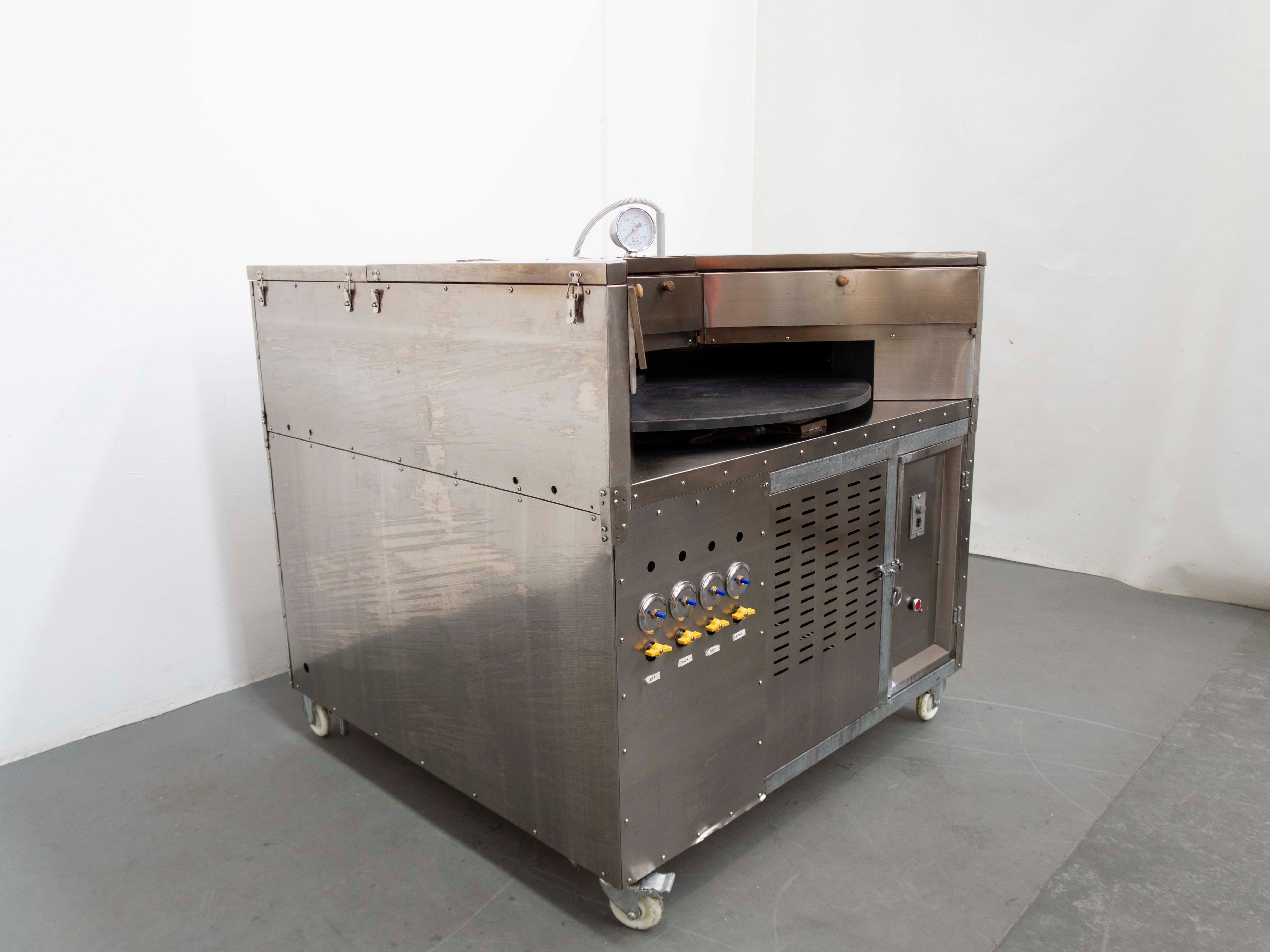 Amroha 1MT/1MT Natural Gas Tandoor Oven for Restaurant & Catering - Commercial Grade Clay Oven for Authentic Indian Cooking, Naan Bread & Tandoori Chicken