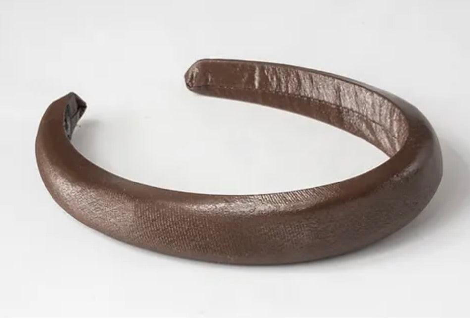 Priscica Metallic Fabric Headband for Women - Elegant Hair Accessory for Parties, Weddings & Everyday Wear