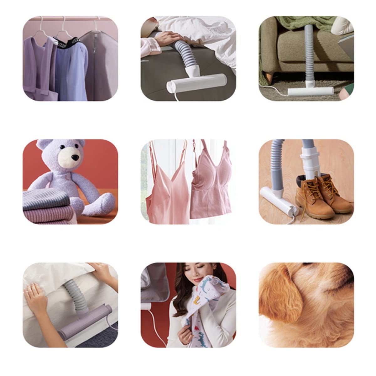 Portable Clothes Drying Rack - Foldable Mini Laundry Dryer for Apartments, RV & Travel - Energy Saving Space Saving White Garment Rack - Perfect for Small Spaces, Camping & Dorm Rooms
