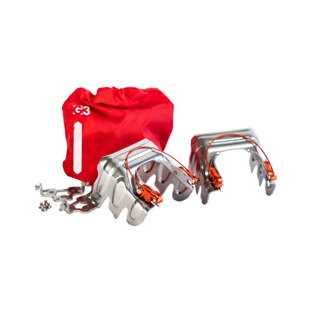 G3 ION 95mm Ski Crampons - Lightweight Aluminum Climbing Aids for Backcountry Skiing & Mountaineering - Perfect for Steep Icy Slopes and Winter Alpine Adventures