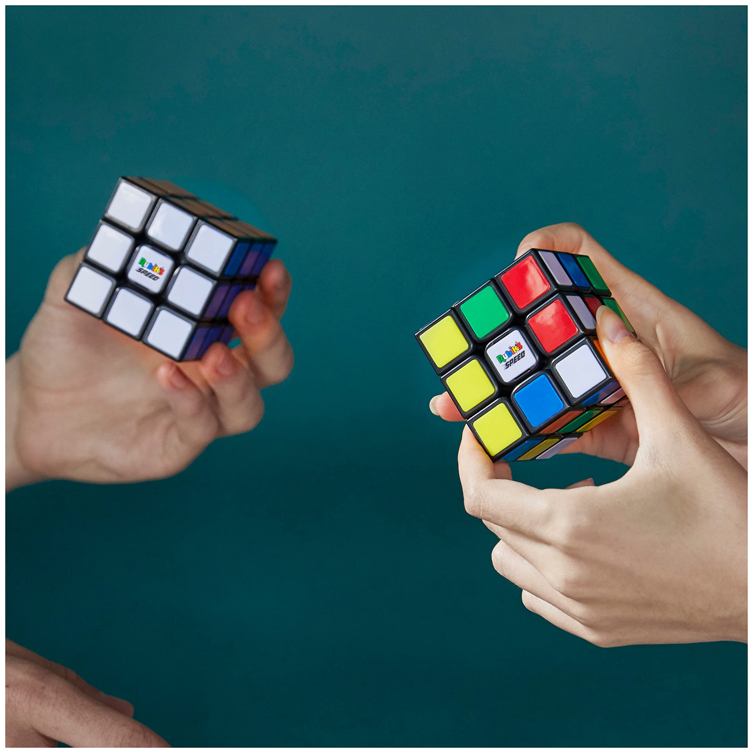 Rubik's 3x3 Magnetic Speed Cube - Fast Smooth Turning Puzzle Game for Adults & Kids - STEM Learning Toy for Problem Solving & Brain Training - Perfect for Competitions, Gifts & Classroom Activities