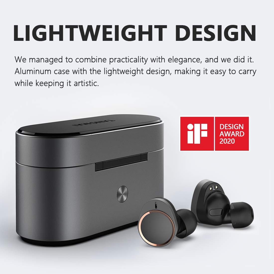 W5 Wireless Earbuds Bluetooth 5.0 Headphones with 4 Mics & CVC 8.0 Noise Cancellation, 56H Playtime, aptX HD & Balanced Armature for Hi-Fi Sound, USB-C Charging - Perfect for Home Office, Gym & Travel