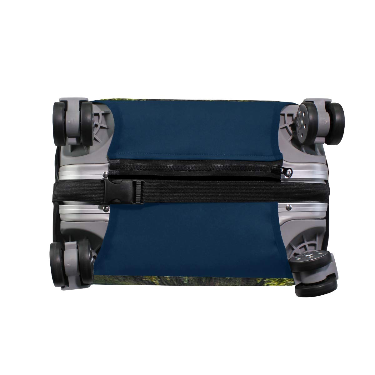 Canada Mountains Rocks Travel Luggage Protector Suitcase Cover M 22-24 Inch - Waterproof Durable Bag Protector for Airplane Travel, Vacation & Adventure Trips