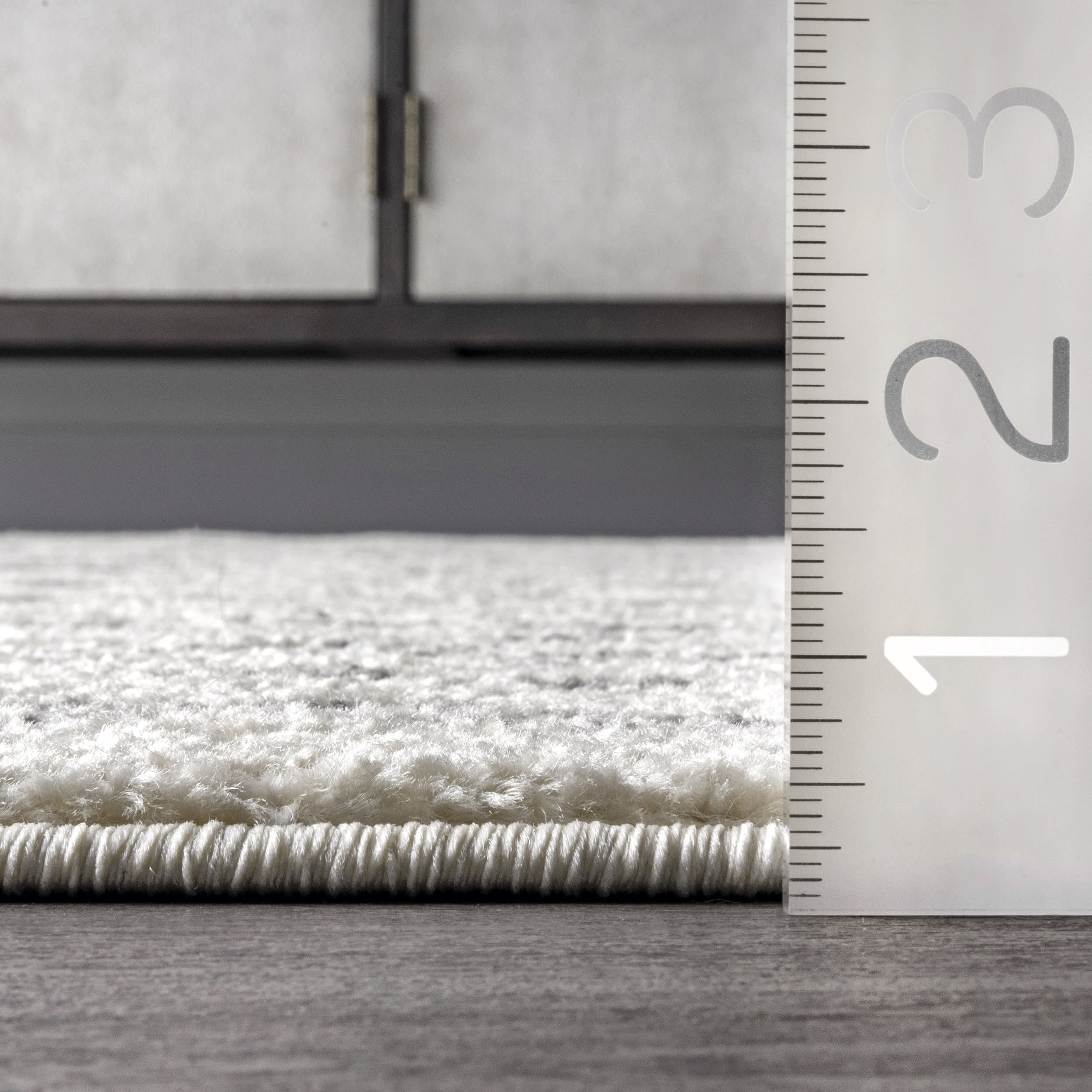 Diamond Trellis Rug - Off White Handwoven Area Rug for Living Room, Bedroom & Dining Room Decor