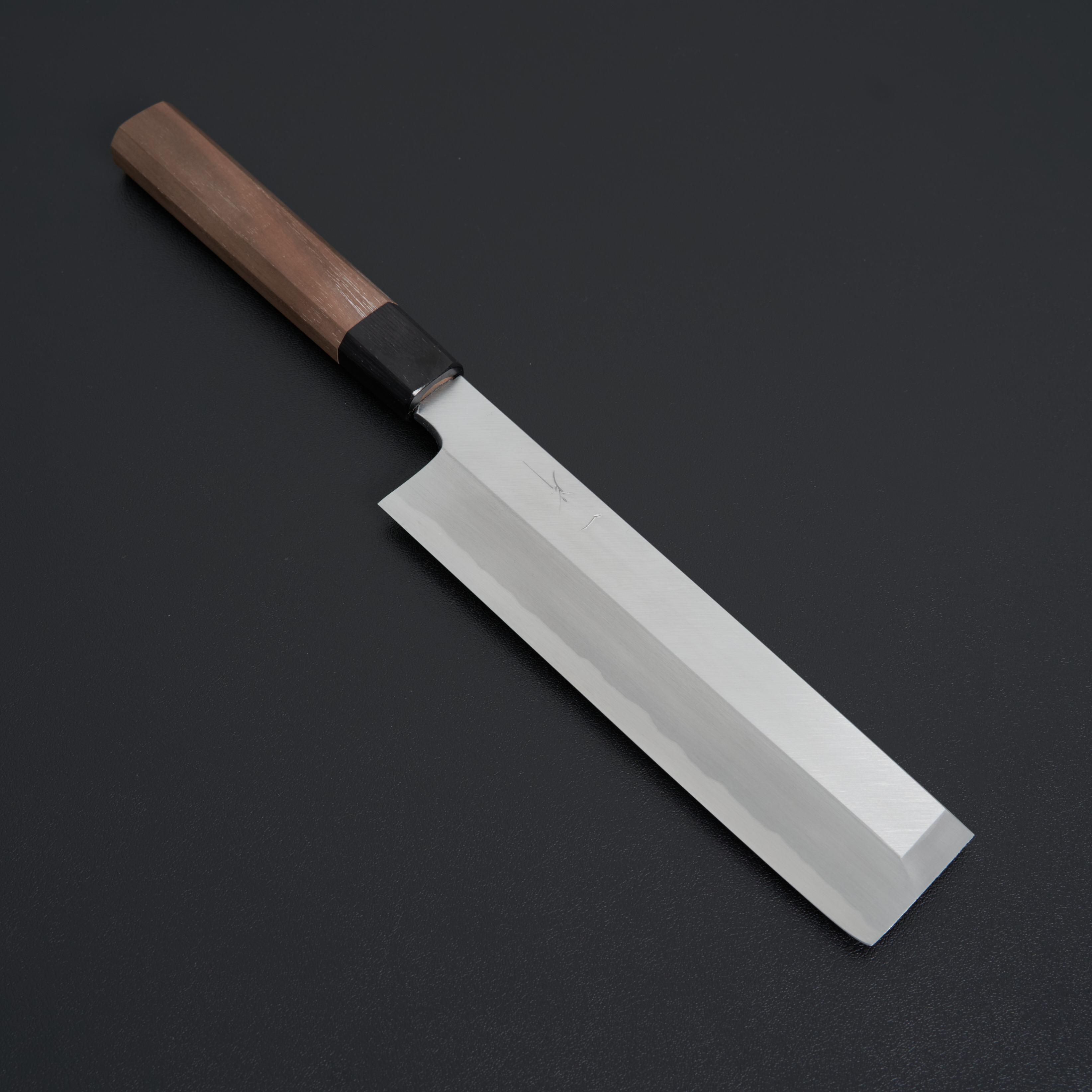 Hitohira Kikuchiyo Manzo White #3 Usuba Japanese Chef Knife 195mm - Premium Walnut Handle for Professional Sushi & Vegetable Cutting - Perfect for Home Chefs & Culinary Enthusiasts