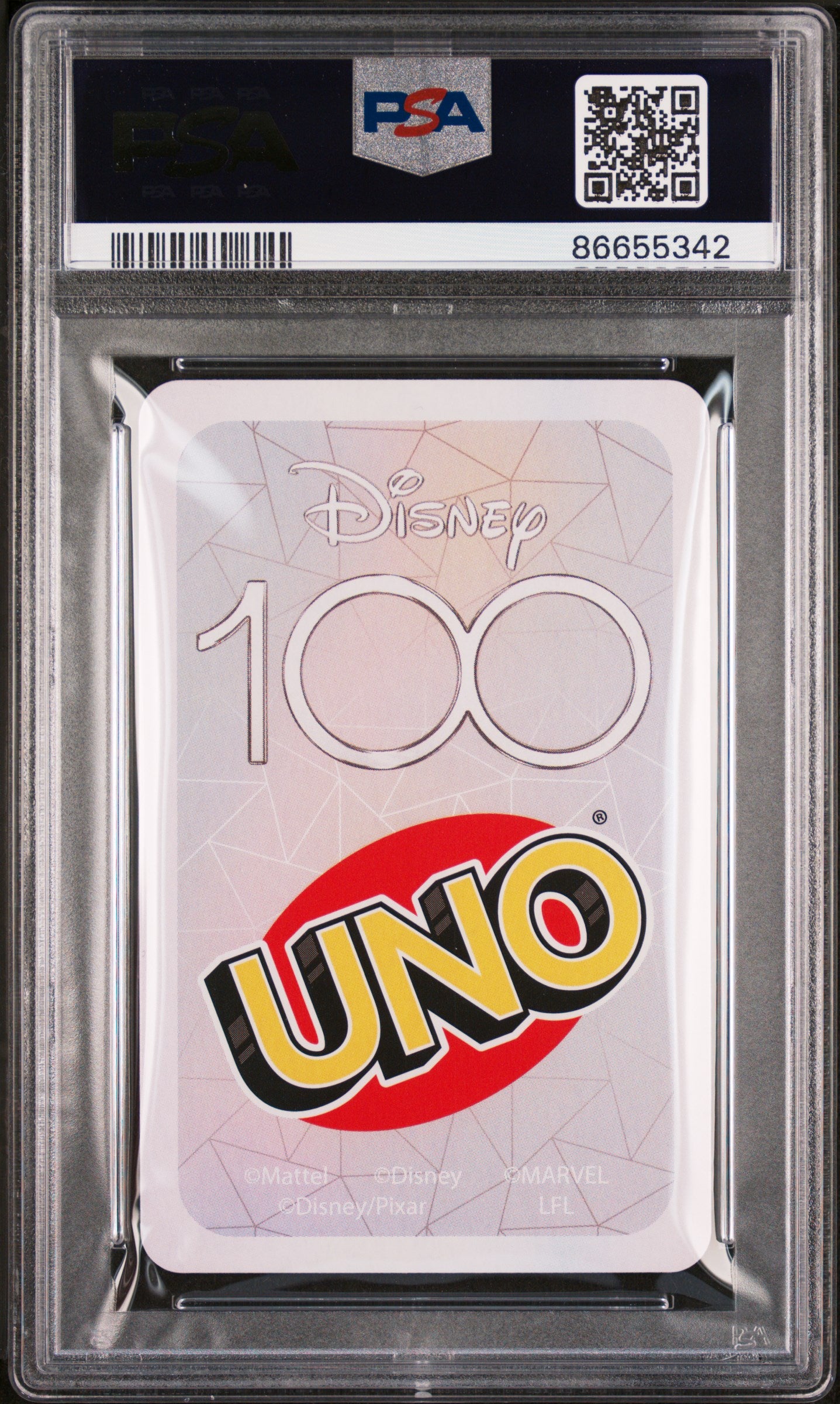 2023 Disney 100 Cinderella Blue UNO Card Set - PSA 9 Graded - Collectible Trading Card Game for Disney Fans & Card Collectors - Perfect for Gifts, Display & Game Nights