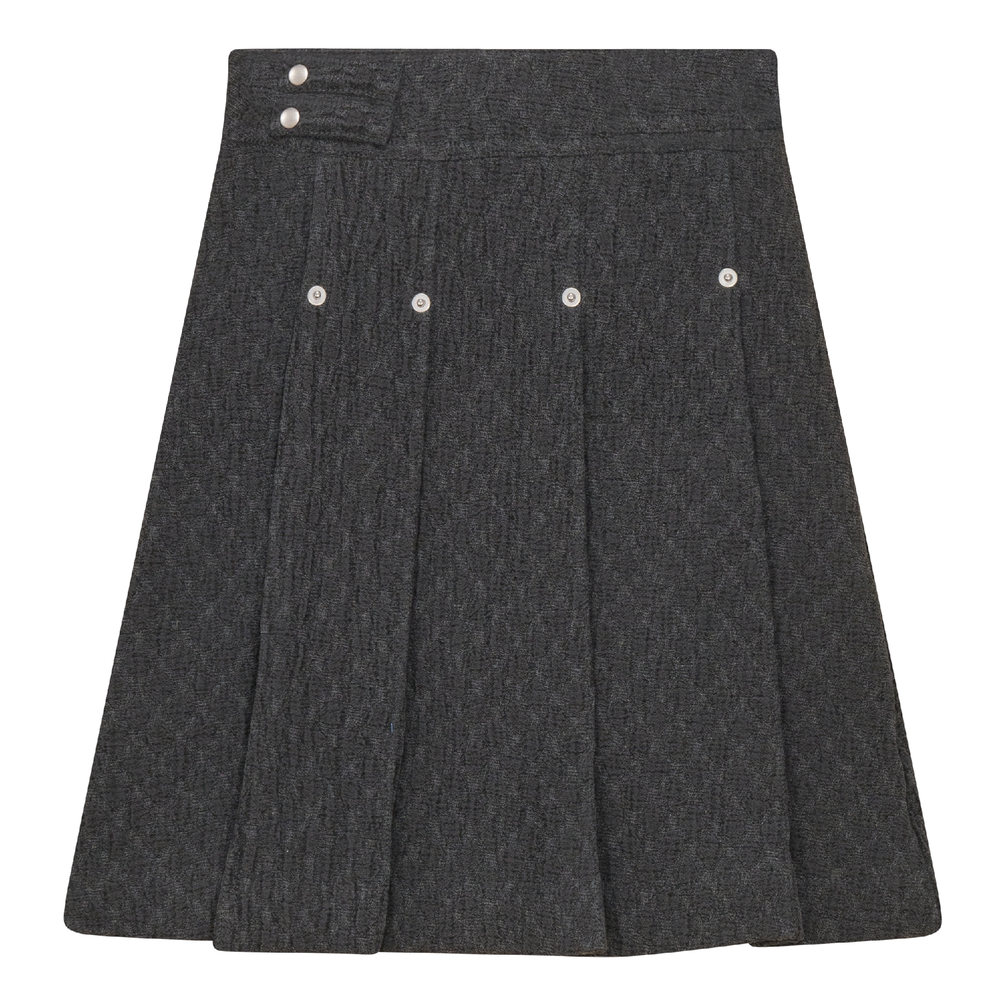 Elegant Woven Jacquard Skirt for Women - Floral Print High Waist A-Line Midi Skirt | Perfect for Office, Party & Special Occasions