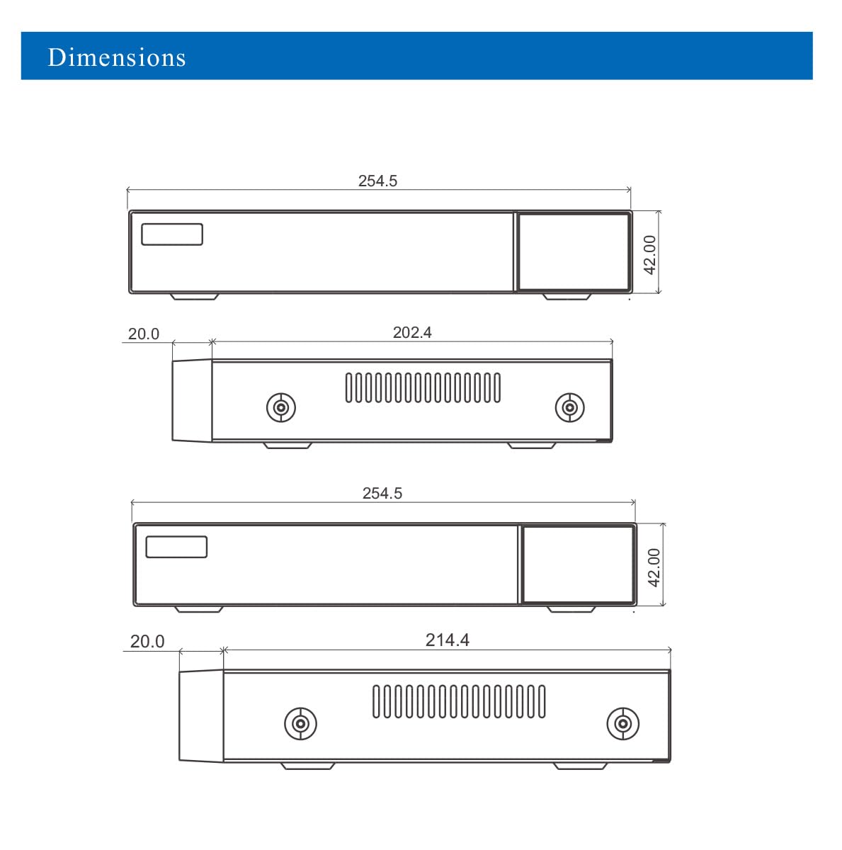 ENS Security Titanium ED8004H5-BN2 4CH 1080P DVR with 6CH Capacity - Supports 4CH BNC & 2CH IP Cameras, 5MP Input, HDMI/VGA/CVBS Output - Home & Business Surveillance System for Retail Stores, Offices & Warehouse Security