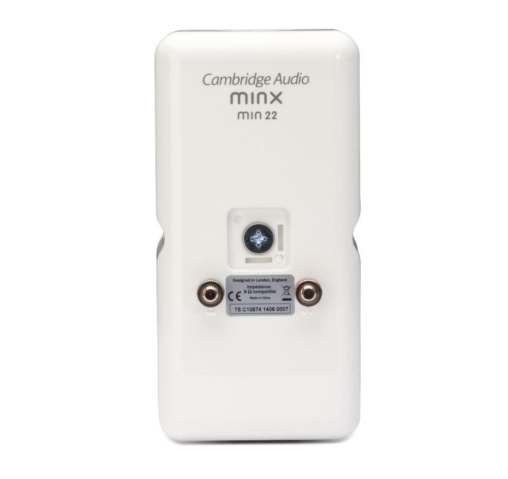 Cambridge Audio MINX MIN22 Compact Bookshelf Speaker - High-Quality Sound for Home Theater, Gaming & Music Listening