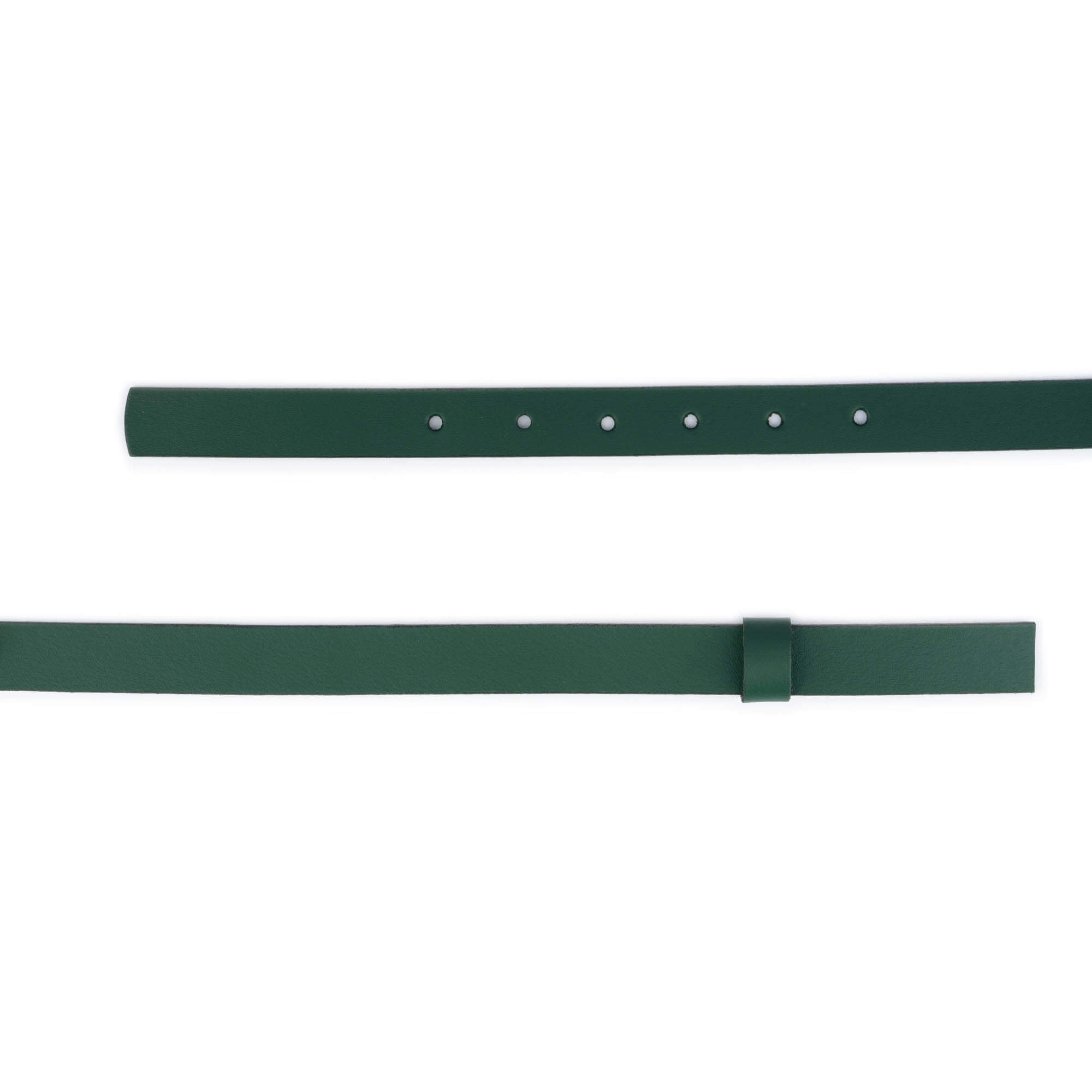 2.0 cm Forest Green Genuine Leather Belt Strap for Dunhill Buckles - Women's Replacement Accessory | Perfect for Office, Casual Wear & Formal Outfits