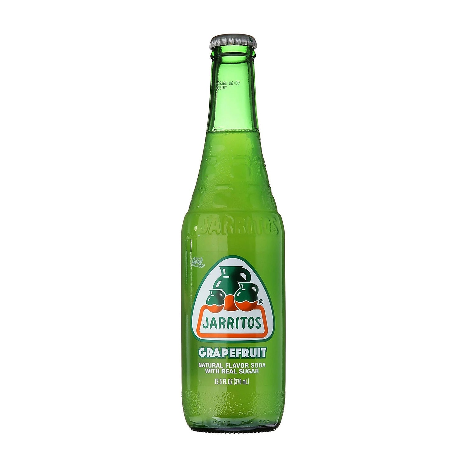 Jarritos Grapefruit Soda - 12.5oz Glass Bottle - Refreshing Mexican Soft Drink - Perfect for Parties, BBQs & Summer Refreshment