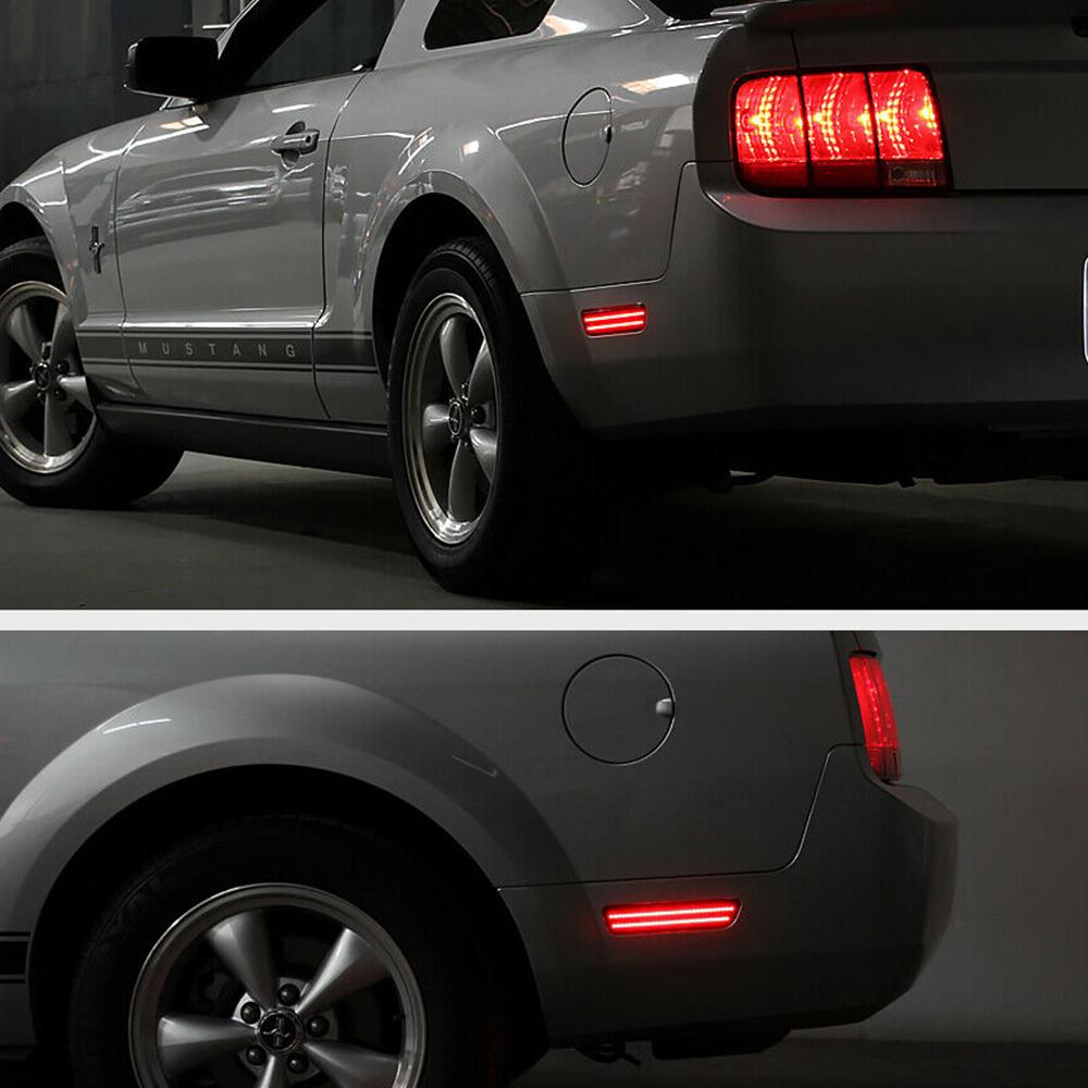 99-09 Ford Mustang Rear Bumper LED Side Marker Light - Double Row LED Beads for Enhanced Visibility | Perfect for Night Driving & Car Customization