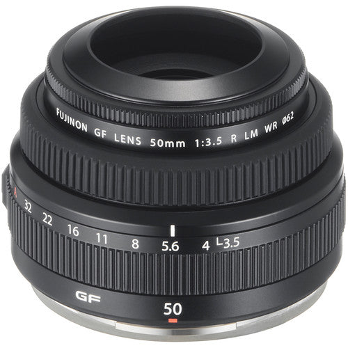 Fujifilm GF 50mm f/3.5 R WR Medium Format Lens - Professional Portrait & Landscape Photography for GFX Cameras | Weather-Resistant Design for Outdoor Shooting