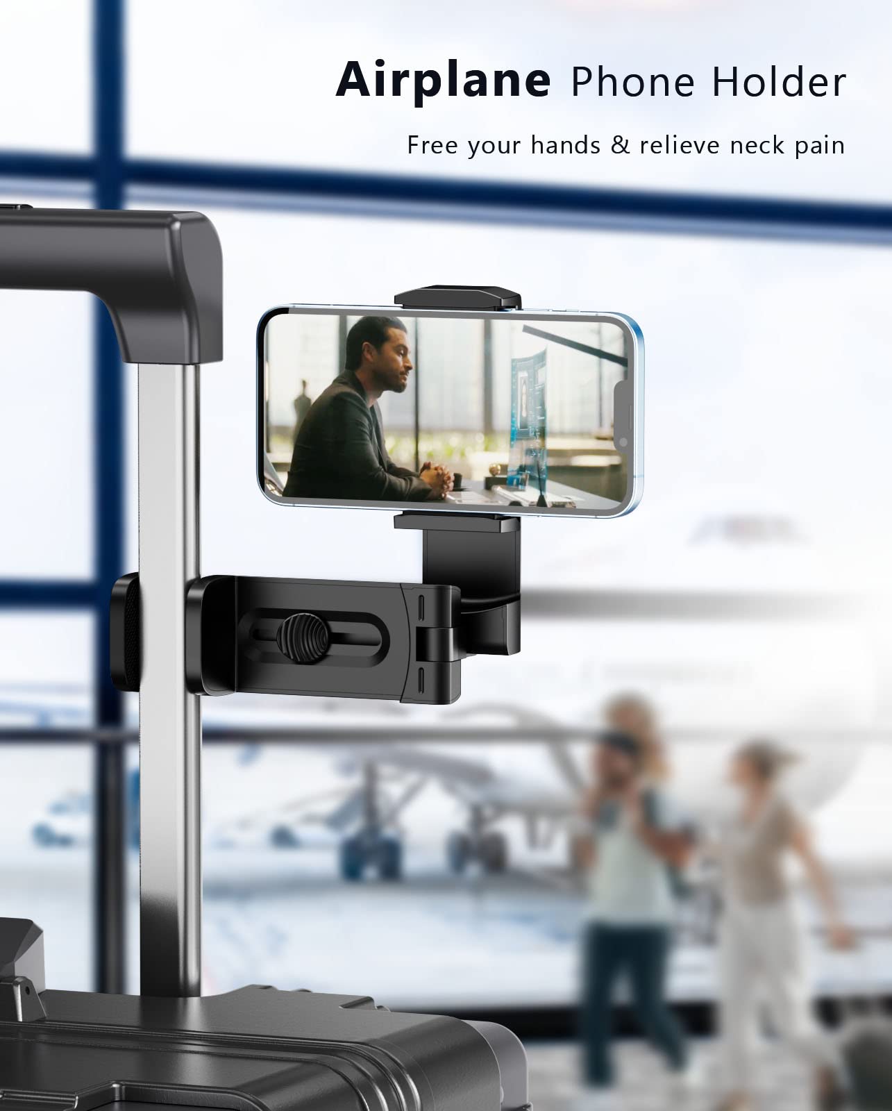 **MiiKARE Universal Airplane Phone Holder with 1/4