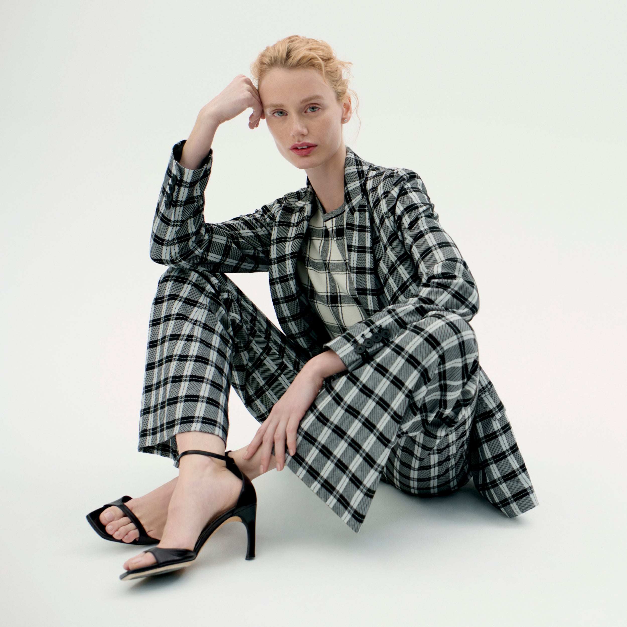 Horton Pant Knit Suiting Pants - Comfortable Stretch Formal Trousers for Office & Business Wear | Checkmate Collection | Perfect for Work, Meetings & Professional Events