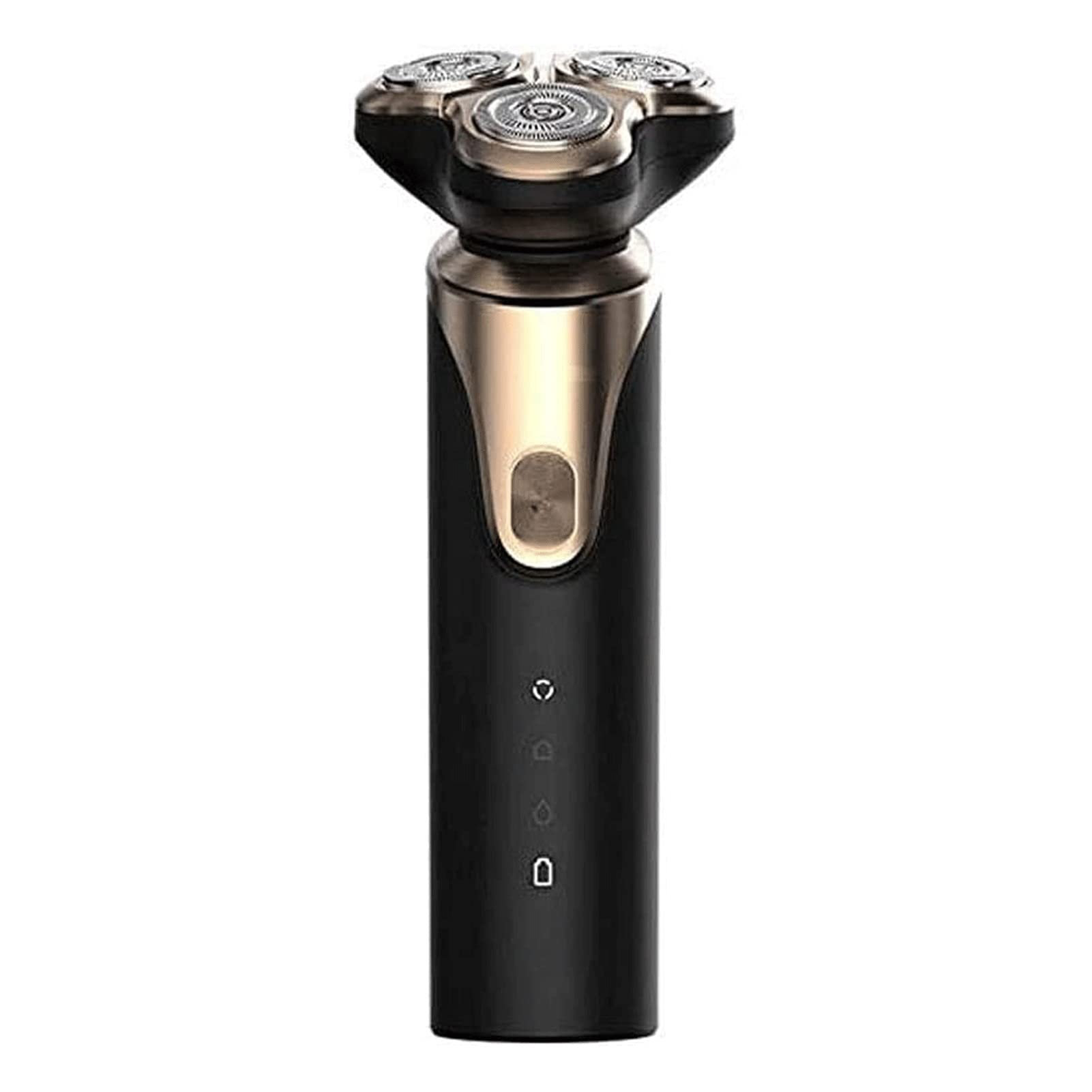 Premium Electric Razor for Men - Cordless Rechargeable Shaver with 3D Rotary Head, Wet/Dry Use & LED Display - Perfect for Travel, Gym & Daily Grooming (Black)